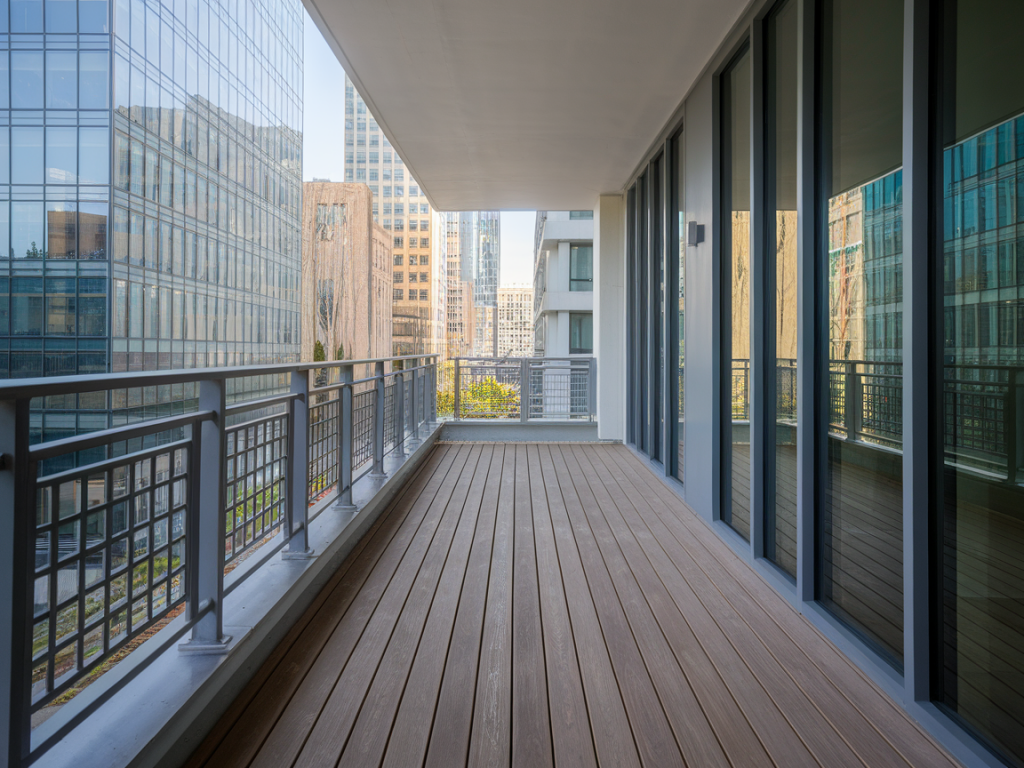 Comment choisir un revêtement de terrasse durable (composite vs bois vs carreau) pour un balcon exposé nord